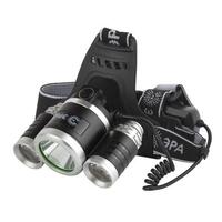 Фонарь аккумуляторный налобный GA-809 8Вт 3SMD CREE High Power Headlamp алюм. Эра Б0056111 - УПС инжиниринг