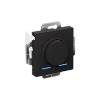 Механизм термостата AtlasDesign 10А электрон. для теплого пола с выносным датчиком +5град.C +45град.C в сборе карбон SchE ATN001035 - УПС инжиниринг