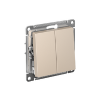 Переключатель перекрестный 2-кл. AtlasDesign 2хсх.7 10АХ механизм песочн. SE ATN001273 - УПС инжиниринг