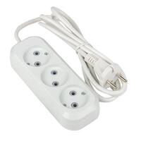 Удлинитель 3х2м без заземл. 10А IP20 Эксперт 2.2кВт ПВС 2х0.75 PROxima EKF UBA10-275-3-02 - УПС инжиниринг