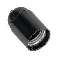 Патрон E27 карболитовый подвесной без наклейки черн. EKF LHC-E27-s - УПС инжиниринг