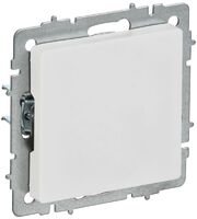 Заглушка BRITE МЗ10-БрАБ с суппортом механизм арктич. бел. IEK BR-PL10-K91 - УПС инжиниринг