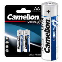 Элемент питания литиевый AA/FR6 1.5В Lithium FR6-BP2 BL2 (уп.2шт) Camelion 15241 - УПС инжиниринг