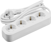 Удлинитель 4х2м с заземл. 16А IP20 90 798 OPE-S-04-200-E-3x1 бел. ОНЛАЙТ 90798 - УПС инжиниринг