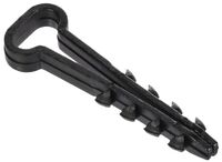 Дюбель-хомут 10х5мм для плоского кабеля нейлон черн. (уп.100шт) GENERICA UDH14-10-05-100-K02-G - УПС инжиниринг