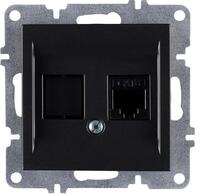 Розетка компьютерная LAVIN/KAREN RJ45 кат.6 механизм черн. ARVIA 50 07 2000 247 - УПС инжиниринг
