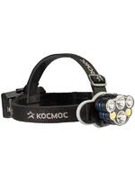 Фонарь налобный 2х4Вт T6 2х2Вт XPE 2x2Вт COB /Li-ion 2х1200мА.ч ABS пластик КОСМОС (KOC852Lit) - УПС инжиниринг