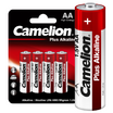 Элемент питания алкалиновый AA/LR6 1.5В Plus Alkaline LR6-BP4 (блист.4шт) Camelion 7370 - УПС инжиниринг