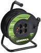 Удлинитель на катушке 4х40м 10А IP20 УК40 2P+PE 3х1 термозащита GENERICA WKP10-10-04-40-G - УПС инжиниринг