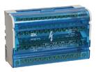 Шина на DIN-рейку в корпусе (кросс-модуль) ШНК 4х15 3L+PEN IEK YND10-4-15-125 - УПС инжиниринг