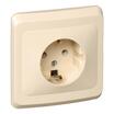 Розетка 1-м СП Этюд 16А IP20 250В с заземл. без защ. шторок крем. SE PC16-003K - УПС инжиниринг