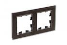 Рамка 2-м AtlasDesign Nature стекло мокко SE ATN320602 - УПС инжиниринг
