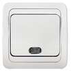 Выключатель 1-кл. СП Classico 2121 10А IP20 с подсветкой бел. ASD / IN HOME 4680005959853 - УПС инжиниринг