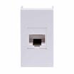 Розетка компьютерная 1-м 1мод. Viva RJ45 кат.5E бел. DKC 45038 - УПС инжиниринг