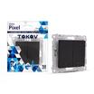 Выключатель 2-кл. СП Pixel 10А IP20 с индикатором механизм карбон TOKOV ELECTRIC TKE-PX-V2I-C14 - УПС инжиниринг