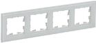 Рамка 4-м BRITE РУ-4-2-БрБ стекло бел. IEK BR-M42-G-K01 - УПС инжиниринг