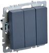 Выключатель 3-кл. СП BRITE ВС10-3-0-БрМ 10А механизм маренго IEK BR-V30-0-10-K35 - УПС инжиниринг