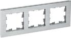 Рамка 3-м BRITE РУ-3-1-БрА металл алюм. IEK BR-M32-M-K47 - УПС инжиниринг