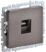 Розетка компьютерная СП RJ45 кат.5E BRITE РК10-БрТБ механизм бронза IEK BR-K10-1-K45 - УПС инжиниринг