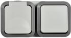 Блок ОП розетка + выключ. горизонт. TORS 16А IP55 TS242 бел. IEK TS-G10-6-55-V-K41 - УПС инжиниринг