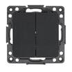 Переключатель проходной 2-кл. Стокгольм 10А механизм черн. PROxima EKF EZV10-027-10 - УПС инжиниринг