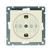 Розетка 1-м СП Афина 16А IP20 с заземл. защ. шторки механизм сл. кость (ivory) Universal A0049-I - УПС инжиниринг