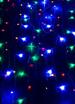 Гирлянда светодиодная "Бахрома" 2х0.7м 100LED схема нитей 4/8/6/7 мультиколор IP20 возможность соединения до 3шт 220В КОСМОС KOC_CUR-V22 - УПС инжиниринг