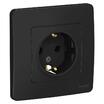 Розетка 1-м СП Blanca 16А IP20 250В с заземл. без защ. шторок антрацит SE BLNRS001016 - УПС инжиниринг