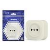 Розетка 1-м ОП Frea 16А IP20 250В без заземл. АБС-пластик беж. TOKOV ELECTRIC TKE-FR-R1-C02 - УПС инжиниринг