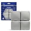 Розетка 4-м ОП Nix 16А IP54 250В с заземл. с крышкой сер. TOKOV ELECTRIC TKE-NX-R4Z-C06-IP54 - УПС инжиниринг