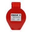 Розетка кабельная 214 16А 380AC 3P+PE 6ч IP44 КЭАЗ 222750 - УПС инжиниринг