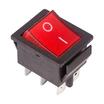 Выключатель клавишный 250В 15А (6с) ON-ON красн. с подсветкой (RWB-506 SC-767) (инд. упак.) Rexant 36-2350-1 - УПС инжиниринг
