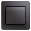 Выключатель 1-кл. СП Glossa 10А IP20 (сх. 1) 10AX в сборе графит SE GSL001312 - УПС инжиниринг