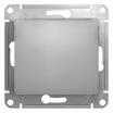 Выключатель 1-кл. СП Glossa 10А IP20 (сх. 1) 10AX механизм алюм. SE GSL000311 - УПС инжиниринг