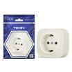 Розетка 1-м ОП Frea 16А IP20 250В с заземл. АБС-пластик беж. TOKOV ELECTRIC TKE-FR-R1Z-C02 - УПС инжиниринг