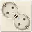 Розетка 2-м СП Simon 24 16А IP20 2х2P+E Schuko без защ. шторок механизм сл. кость Simon 2450459-031 - УПС инжиниринг