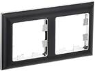 Рамка 2-м BRITE РУ-2-Бр хром/черн. IEK BR-M22-12-2-K23 - УПС инжиниринг