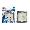 Розетка 1-м СП Pixel 16А IP20 без заземл. механизм беж. TOKOV ELECTRIC TKE-PX-R1-C02 - УПС инжиниринг