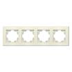 Рамка 4-м Афина универс. сл. кость (ivory) Universal A0046-I - УПС инжиниринг