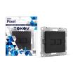 Розетка компьютерная 2-м СП Pixel RJ45 кат.5E механизм карбон TOKOV ELECTRIC TKE-PX-RC2-C14 - УПС инжиниринг