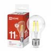 Лампа светодиодная LED-A60-deco 11Вт грушевидная прозрачная 4000К нейтр. бел. E27 1160лм 230В IN HOME 4690612026145 - УПС инжиниринг