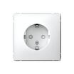 Розетка ArtGallery 16А с заземл. защ. шторки механизм бел. SE GAL000145 - УПС инжиниринг