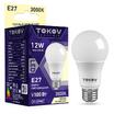 Лампа светодиодная 12Вт А60 3000К Е27 176-264В TOKOV ELECTRIC TKE-A60-E27-12-3K - УПС инжиниринг