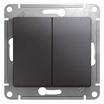 Выключатель 2-кл. СП Glossa 10А IP20 (сх. 5) 10AX механизм графит SE GSL001351 - УПС инжиниринг