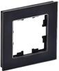 Рамка 1-м BRITE РУ-1-2-БрЧ стекло черн. IEK BR-M12-G-K02 - УПС инжиниринг