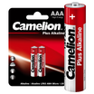 Элемент питания алкалиновый AAA/LR03 1.5В Plus Alkaline LR03-BP2 BL-2 (блист.2шт) Camelion 1651 - УПС инжиниринг