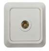 Розетка телевизионная TV ОП Bolleto 7027 16А IP20 бел. ASD / IN HOME 4680005959815 - УПС инжиниринг