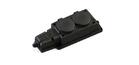 Колодка удлинителя 2-м MultiSet 16А 250В IP44 с заземл. каучук черн. SE MST4102BK - УПС инжиниринг