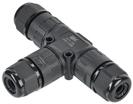 Коннектор кабельный герметичный WTP-106 3 PIN IP68 IEK UWC10-T-016-3-68 - УПС инжиниринг