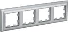 Рамка 4-м BRITE РУ-4-Бр алюм./алюм. IEK BR-M42-12-K47 - УПС инжиниринг